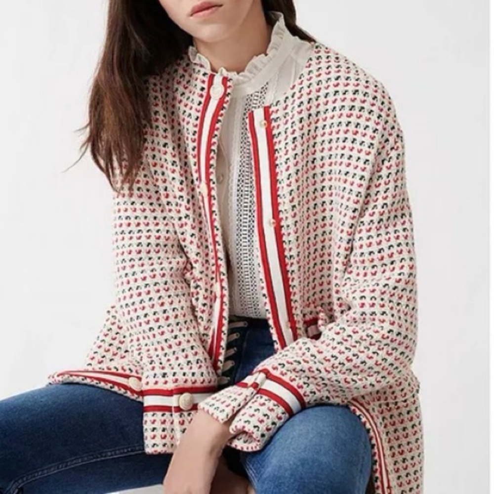 MAJE Tweed Jacket. Blazer - Picture 2 of 12
